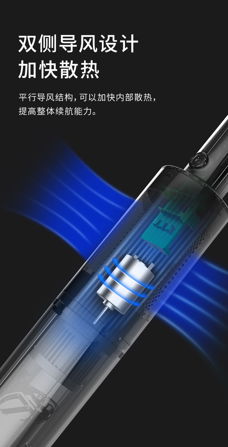 Automobile Vacuum Cleaner Dual Use in Car and Home Handheld Rechargeable Vacuum Cleaner High Power Strong Suction Cleaning Car Cleaner Automobile Vacuum Cleaner Dual Use in Car and Home Handheld Rechargeable Vacuum Cleaner High Power Strong Suction Cleaning Car Cleaner
