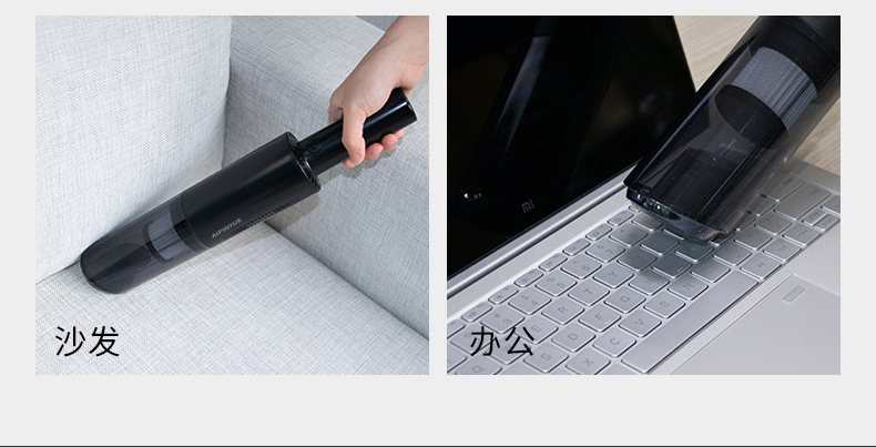 Automobile Vacuum Cleaner Dual Use in Car and Home Handheld Rechargeable Vacuum Cleaner High Power Strong Suction Cleaning Car Cleaner Automobile Vacuum Cleaner Dual Use in Car and Home Handheld Rechargeable Vacuum Cleaner High Power Strong Suction Cleaning Car Cleaner