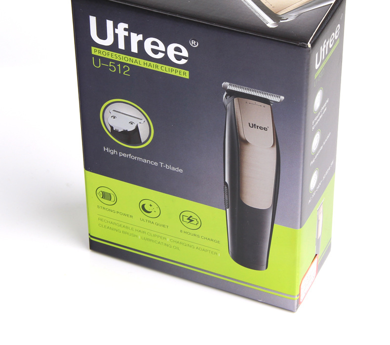UfreeU-512 Oil Head Scissors Electric Clipper Bare Head Charger Electric Hair Clipper Shaver Barber Clipper Lettering White UfreeU-512 Oil Head Scissors Electric Clipper Bare Head Charger Electric Hair Clipper Shaver Barber Clipper Lettering White
