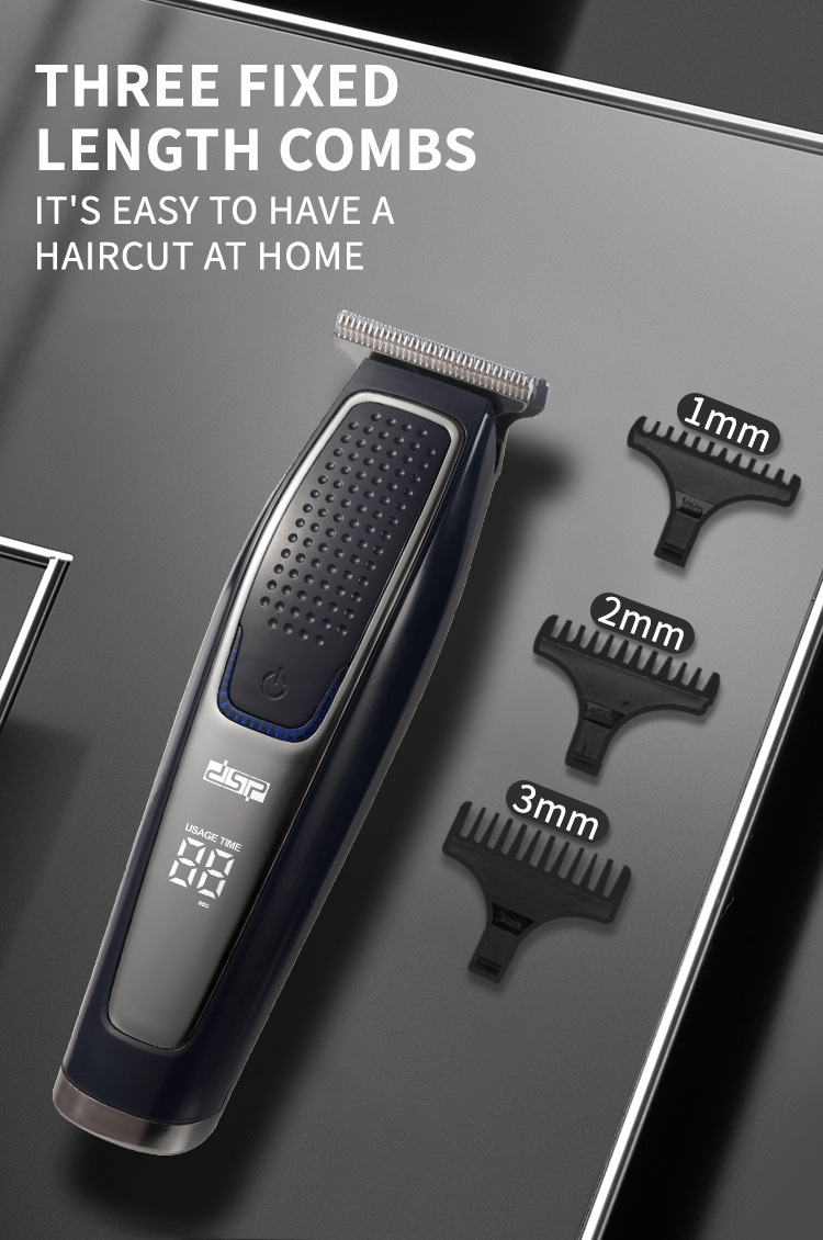 DSP/DSP Cross-Border Household Electric Hair Clipper Long Endurance Stainless Steel Cutter Head Hair Salon Professional Electric Clipper without Stuck Hair DSP/DSP Cross-Border Household Electric Hair Clipper Long Endurance Stainless Steel Cutter Head Hair Salon Professional Electric Clipper without Stuck Hair