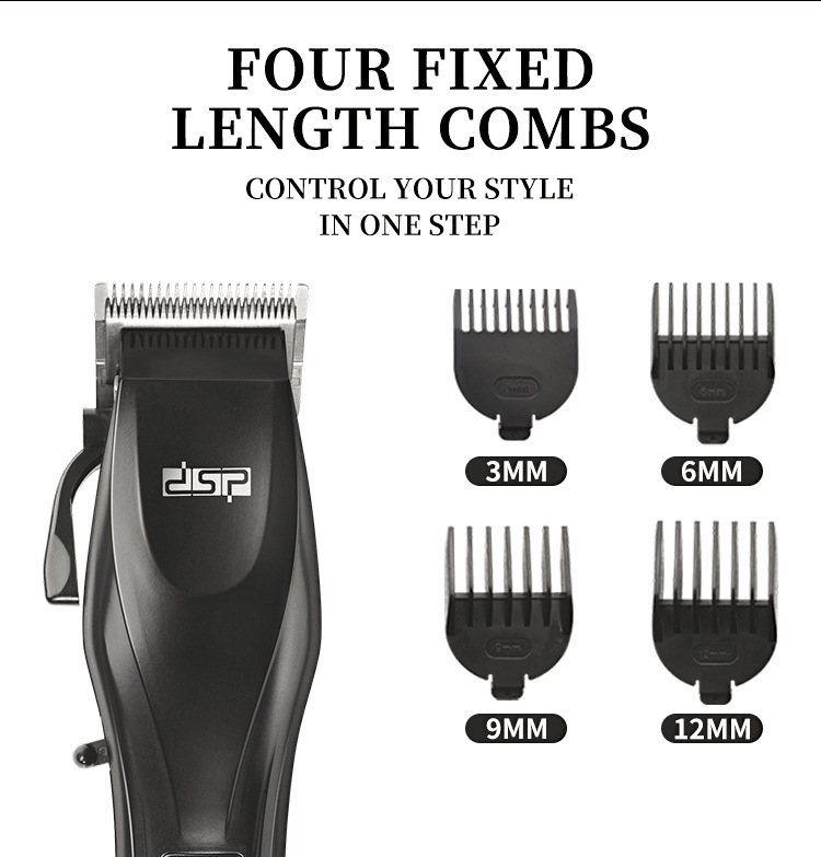DSP DSP Cross-Border New Household Electric Hair Clipper LED Intelligent Display Hair Salon Professional Electric Clipper without Stuck Hair DSP DSP Cross-Border New Household Electric Hair Clipper LED Intelligent Display Hair Salon Professional Electric Clipper without Stuck Hair