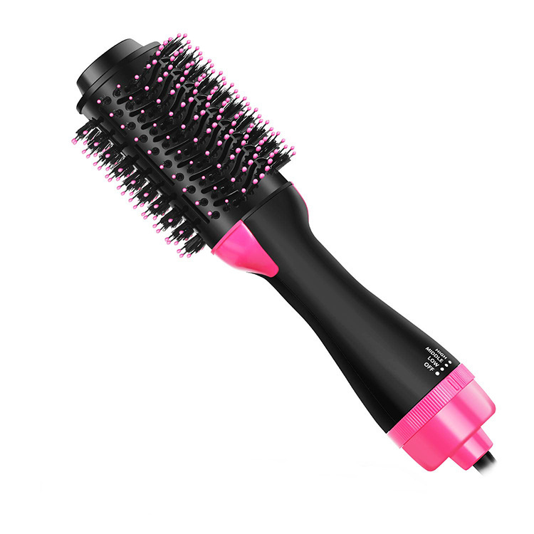 Cross-Border New Arrival Hot Air Comb Two-in-One Anion Hair Curler Hairdressing Straight Comb Electric Hair Drier Comb Amazon Manufacturer