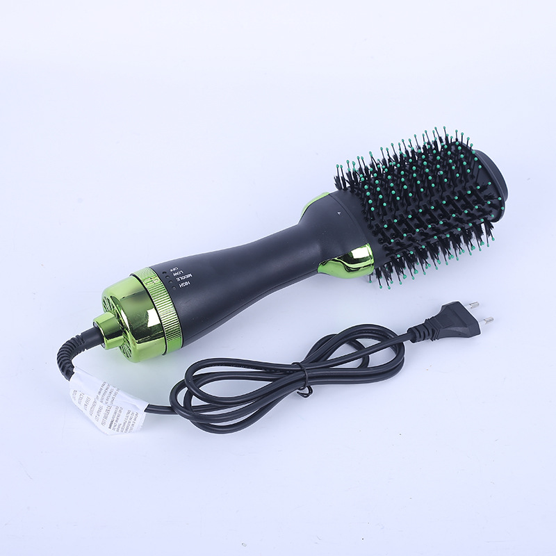 Cross-Border New Arrival Hot Air Comb Two-in-One Anion Hair Curler Hairdressing Straight Comb Electric Hair Drier Comb Amazon Manufacturer Cross-Border New Arrival Hot Air Comb Two-in-One Anion Hair Curler Hairdressing Straight Comb Electric Hair Drier Comb Amazon Manufacturer