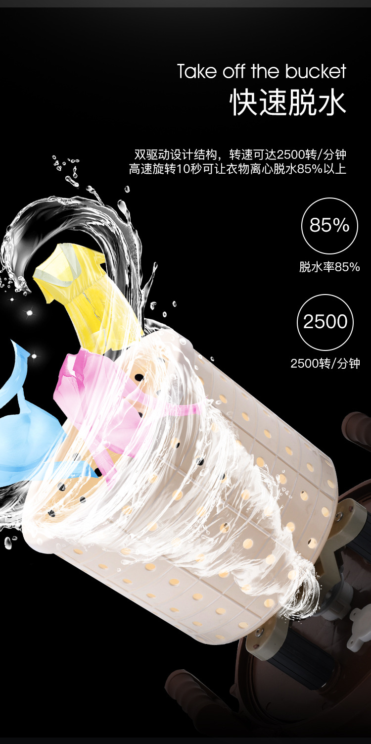 Clothes Dehydrator Dormitory Students Manual Laundry-Drier Household Small Spin Mop Bucket Dryer Spin-Dry Machine without Electricity Clothes Dehydrator Dormitory Students Manual Laundry-Drier Household Small Spin Mop Bucket Dryer Spin-Dry Machine without Electricity