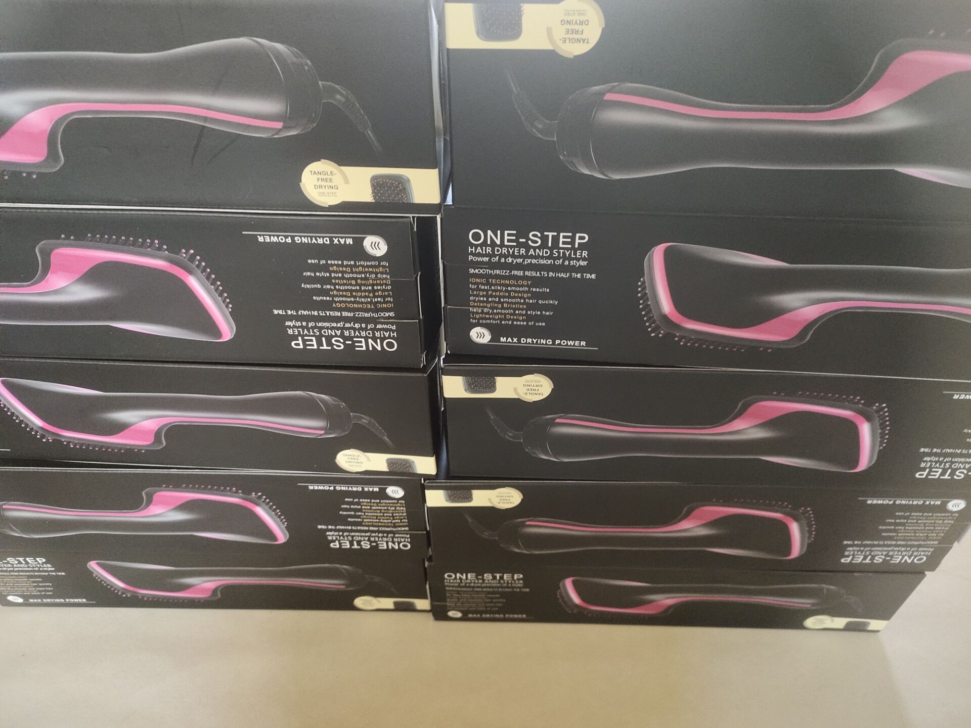 Hairdressing Electric Hair Drier Comb Two-in-One Hair Dryer Wet and Dry Negative Ion Head Shape Blowing One Piece Dropshipping