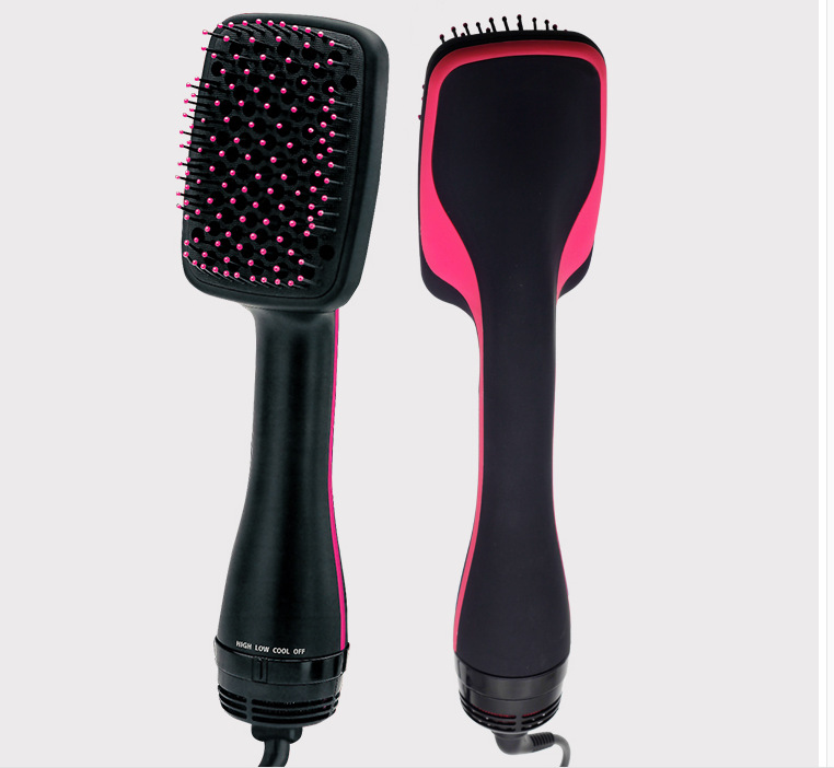 Hairdressing Electric Hair Drier Comb Two-in-One Hair Dryer Wet and Dry Negative Ion Head Shape Blowing One Piece Dropshipping