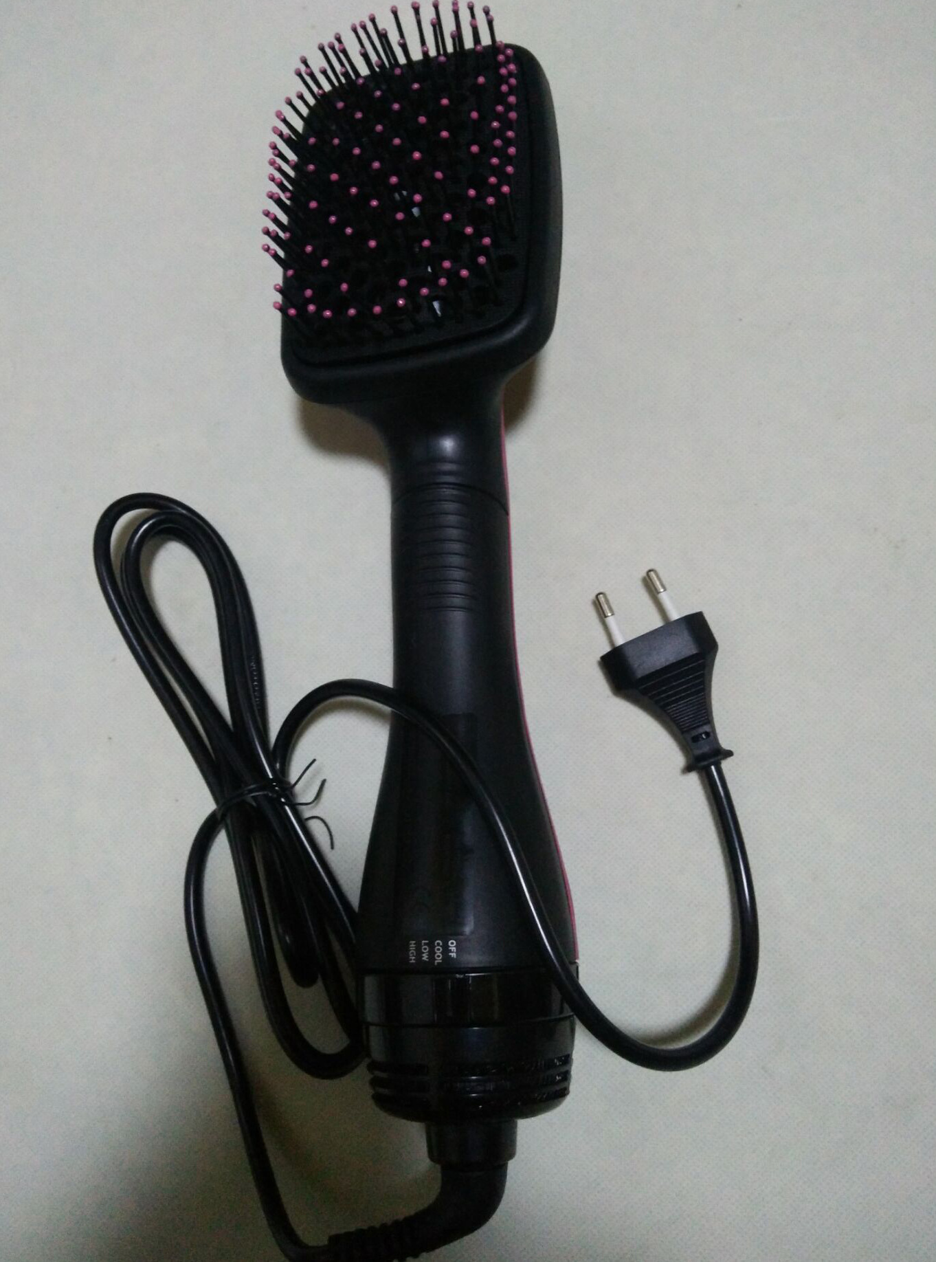 Hairdressing Electric Hair Drier Comb Two-in-One Hair Dryer Wet and Dry Negative Ion Head Shape Blowing One Piece Dropshipping