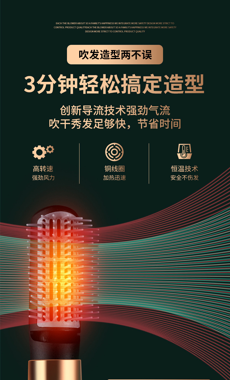 Electric Hair Drier Comb Ion Hair Fluffy Hot Air Comb Straight Hair Curler Artifact Blowing and Combing Three-in-One 220V Cross-Border 110V Electric Hair Drier Comb Ion Hair Fluffy Hot Air Comb Straight Hair Curler Artifact Blowing and Combing Three-in-One 220V Cross-Border 110V