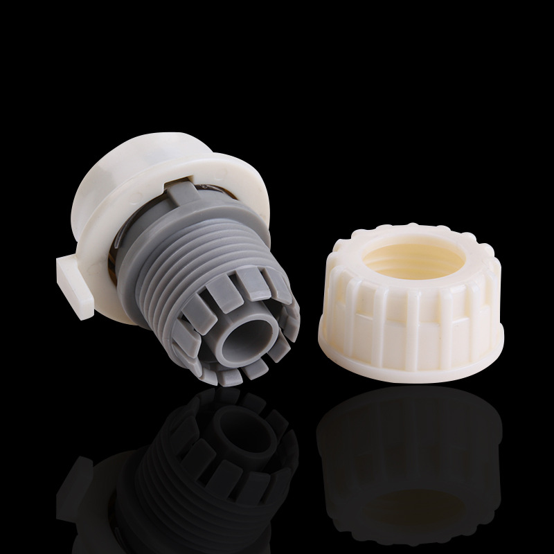 Factory Direct Sales Washing Machine Connector 4 Points Multi-Purpose Faucet Quick Water Pipe Connection Lock Tube Washing Machine Adapter