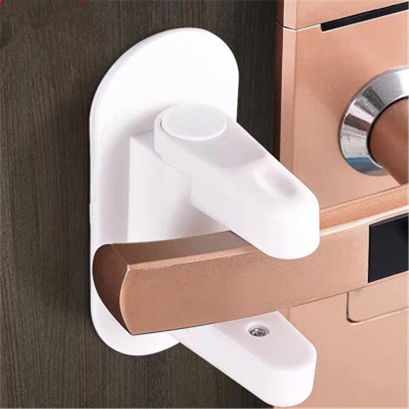 Child Safety Lock Door Level Lock ABS Child Anti-Open Door Handle Safety Lock Security Lock