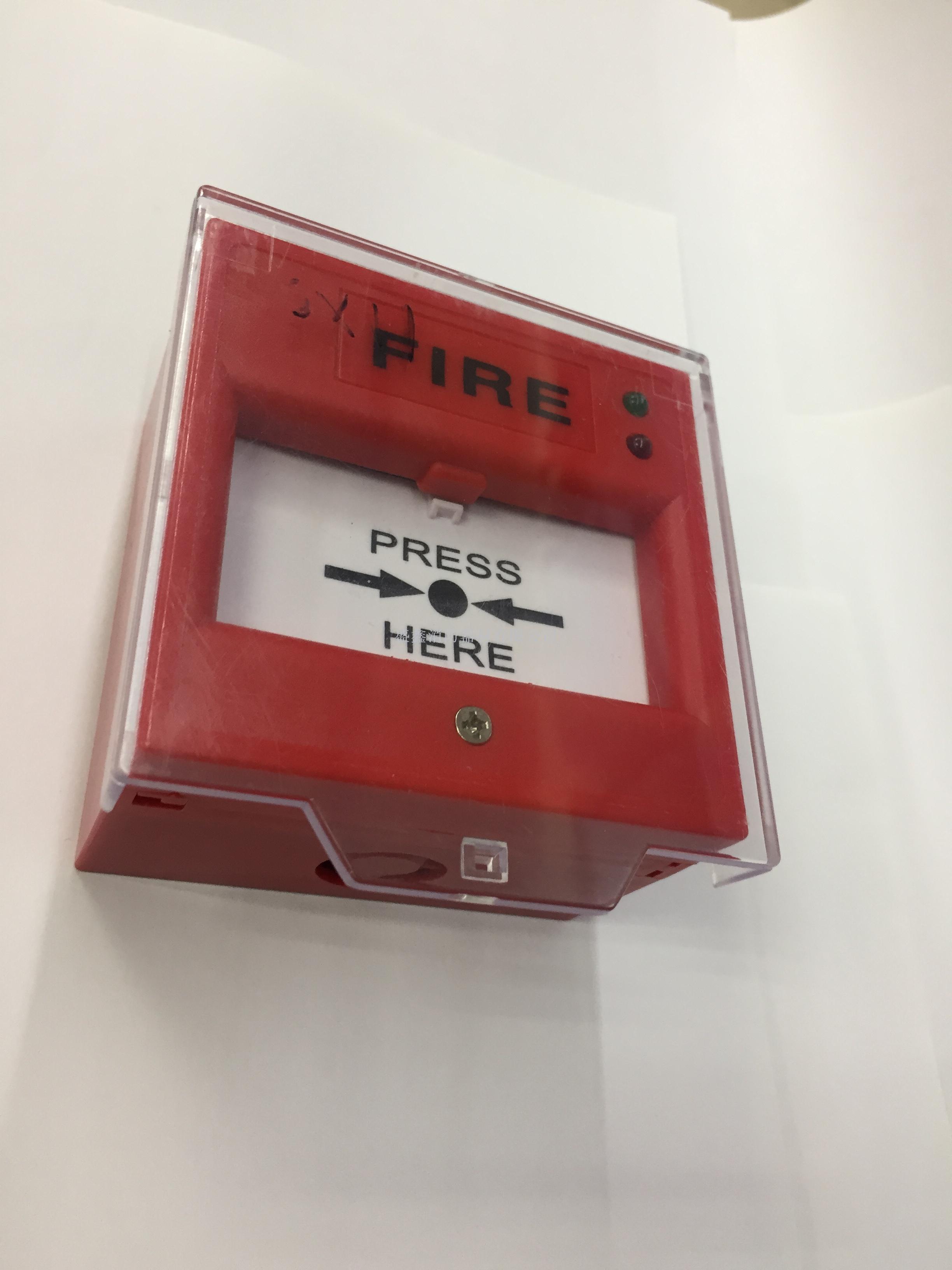 Fire emergency switch alarm call emergency button switch door lock fire key reset.