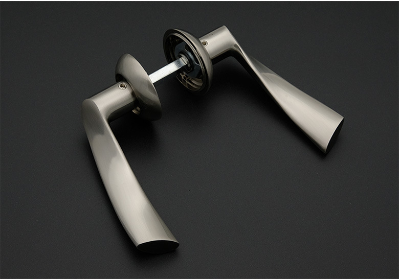 Bifurcated aluminum alloy lock simple nickel wire indoor door universal split lock boyu lock manufacturer customization Bifurcated aluminum alloy lock simple nickel wire indoor door universal split lock boyu lock manufacturer customization