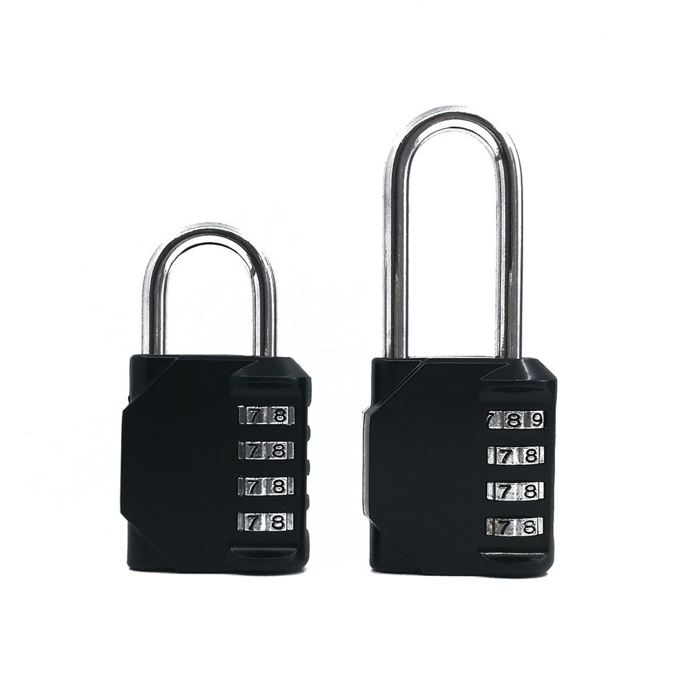 Password Lock Padlock 4-Digit Padlock with Password Required Mechanical Gate Lock Password Lock Anti-Theft Door Luggage Lock