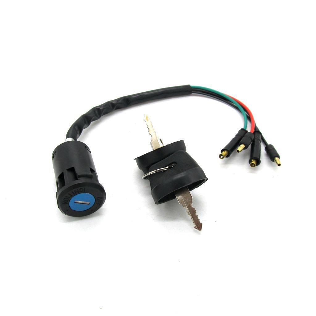 Motorcycle Electric Door Lock ATC 200es 200e 200m 125M Waterproof Four-Wire Bullet Pair Lock
