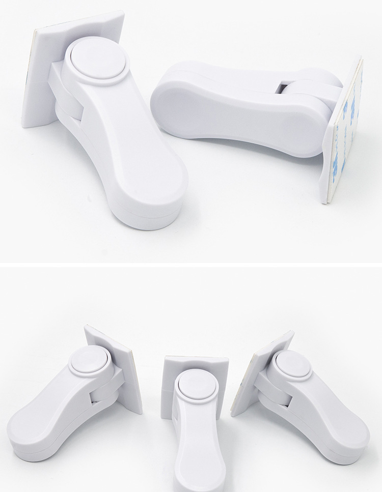 Cross-Border Hot Selling Children's Safety Door Handle Lock Door Lever Lock Anti-Open Door Baby Safety Lock