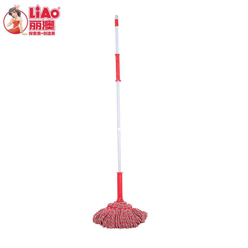 Liao Bi Smart Card Door Lock Self-Drying Rotating Mop Household Fiber Absorbent Mop Hand-Free Washing Wringing Cloth Strip Mop