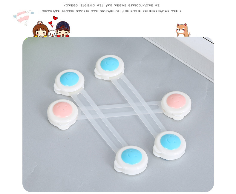 Multifunctional Baby Anti-Clamp Hand Drawer Lock Children's Safety Lock Baby Protection Children's Supplies Cabinet Cabinet Door Lock Fastener Multifunctional Baby Anti-Clamp Hand Drawer Lock Children's Safety Lock Baby Protection Children's Supplies Cabinet Cabinet Door Lock Fastener