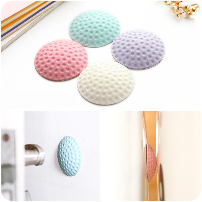 Thick Wall Collision Pad No Punching Behind The Door Silent Anti-Collision Pad Door Handle Door Lock Protective Pad Rubber Anti-Vibration Pad