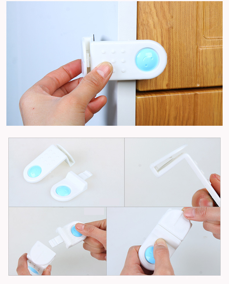 Baby Cabinet Door Refrigerator Lock Corner Safety Collision Angle Drawer Lock Anti-Clamp Hand Cabinet Door Lock Child Lock Two Pack Baby Cabinet Door Refrigerator Lock Corner Safety Collision Angle Drawer Lock Anti-Clamp Hand Cabinet Door Lock Child Lock Two Pack