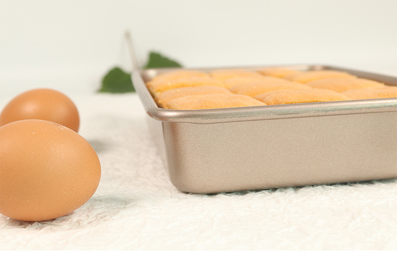 91113 Inches Square NonStick Bakeware Guzao Cake Mold Biscuit Chicken Wings Snowflake Crisp Baking Tray Heavy Steel