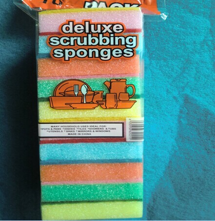 3*7*10 10 chores clean cleaning cloth color rectangular cleaning sponge