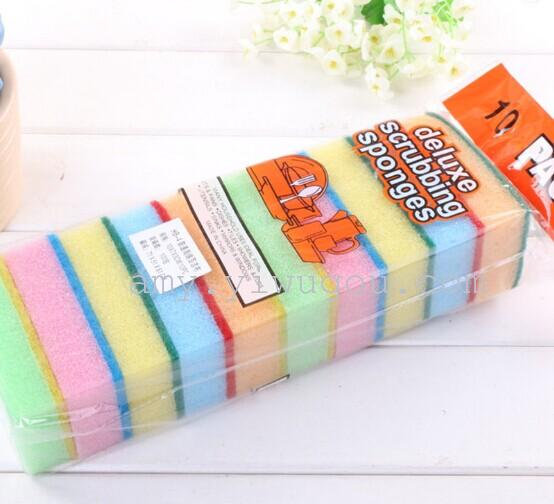 3*7*10 10 chores clean cleaning cloth color rectangular cleaning sponge