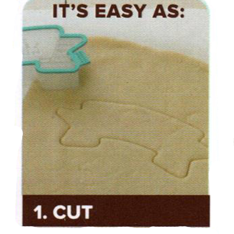 DIY Cake Baking Mold Happy Birthday Balloon Plastic Biscuit Mold Clay Fondant Cake Decoration Cutter