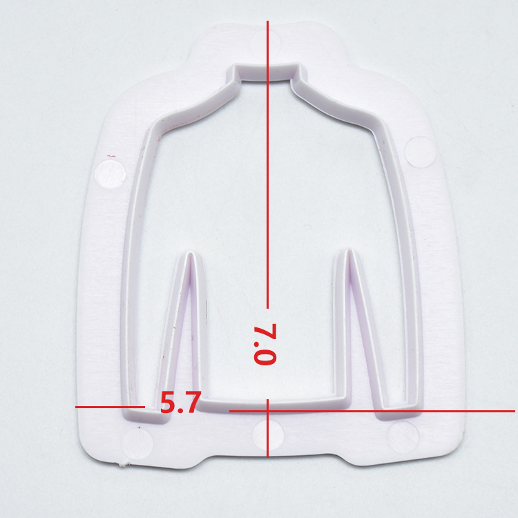 DIY Cake Baking Mold Happy Birthday Balloon Plastic Biscuit Mold Clay Fondant Cake Decoration Cutter