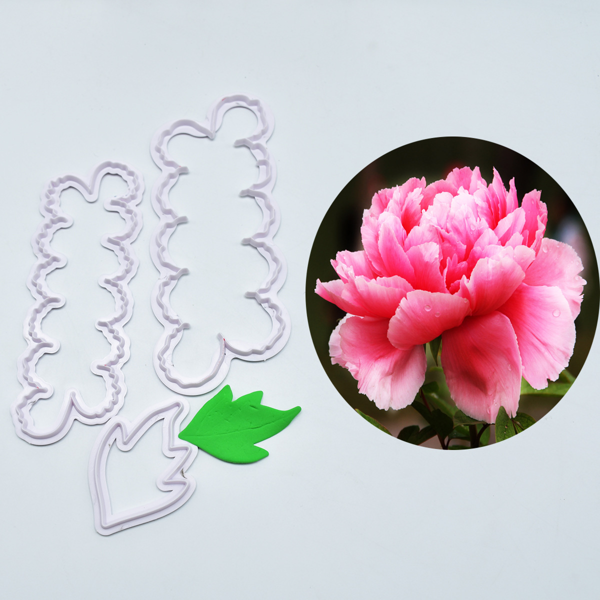 DIY Cake Baking Mold Happy Birthday Balloon Plastic Biscuit Mold Clay Fondant Cake Decoration Cutter