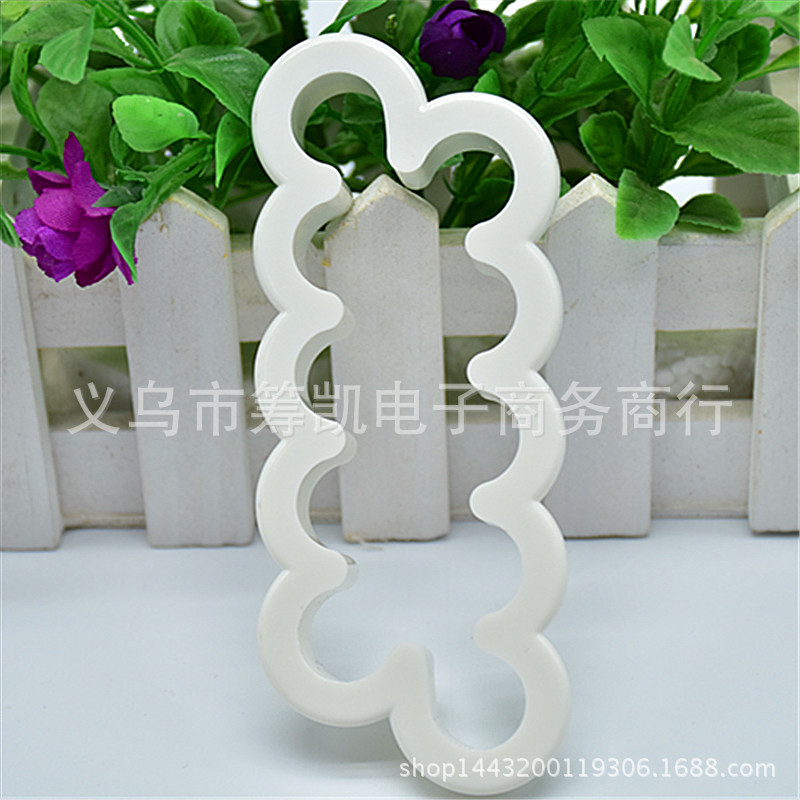 DIY Cake Baking Mold Happy Birthday Balloon Plastic Biscuit Mold Clay Fondant Cake Decoration Cutter