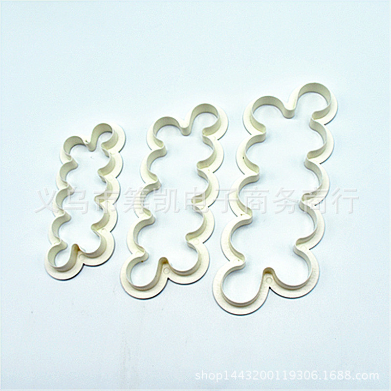DIY Cake Baking Mold Happy Birthday Balloon Plastic Biscuit Mold Clay Fondant Cake Decoration Cutter