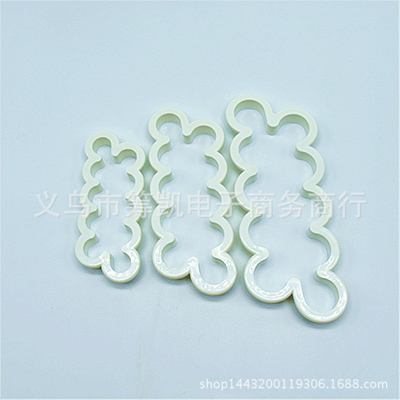 DIY Cake Baking Mold Happy Birthday Balloon Plastic Biscuit Mold Clay Fondant Cake Decoration Cutter