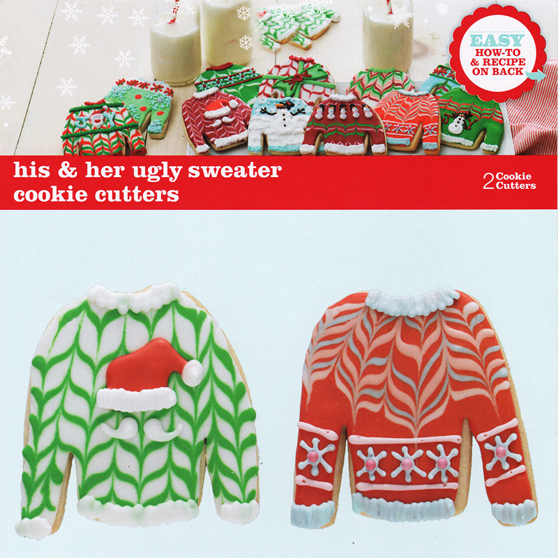 DIY Baking Christmas Clothes Men and Women Cutter Fondant Brickearth Plastic Clothes Cutter Biscuit Mold