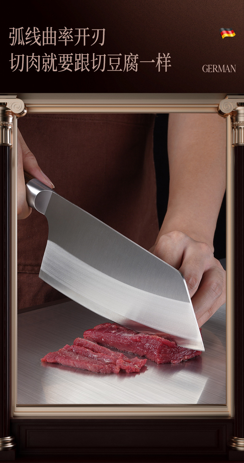 Steel Kitchen Knife Household Kitchen Slicing Knife Meat Cutting Kitchen Knife Sashimi Sushi Chef Knife Fruit Knife