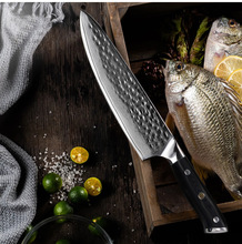Chef Knife Damascus Vg10 Sharp Cleaver Peeling Blue Resin Honeycomb Home Kitchen Small Kitchen Knife