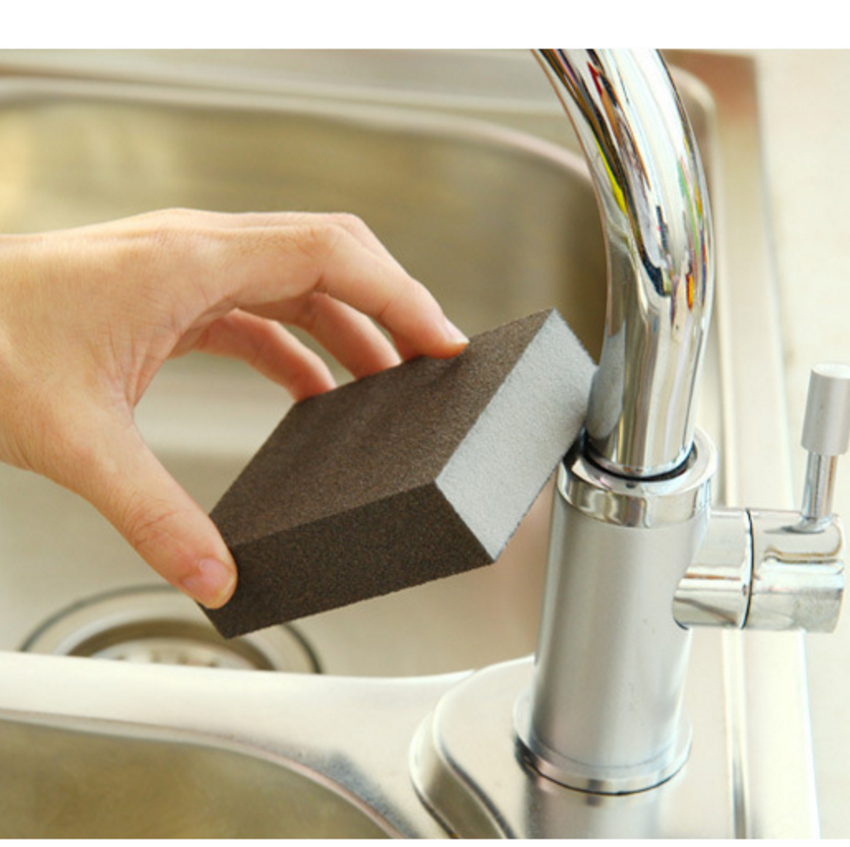 Emery sponge wipe dirt magic clean sponge bottom rust magic wipe dirt wipe