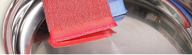 Three sets of washing brush king, washing sponge with wire sponge brush kitchen clean and wipe baijie cloth