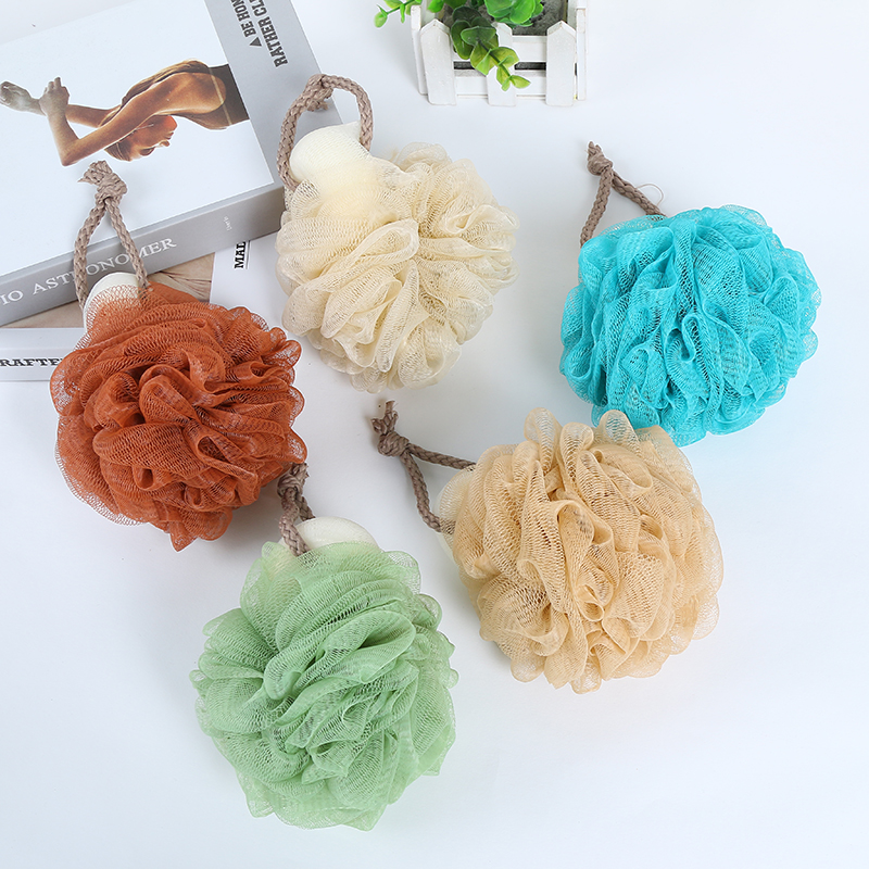 Large bath ball lovely bath flower super soft rub back bath products bubble bath ball