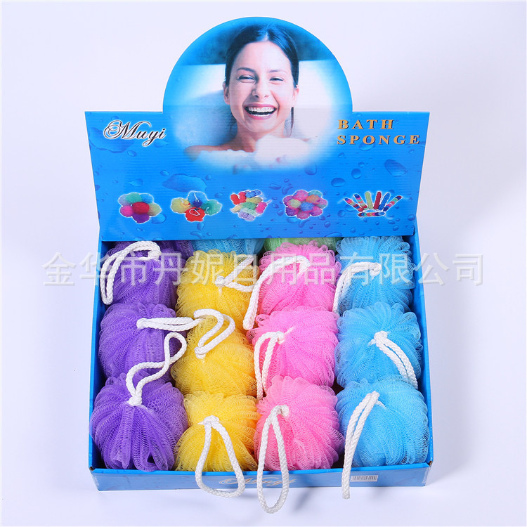 Hot sell manufacturer direct sale high quality bath ball bath cotton rope color watermelon ball Hot sell manufacturer direct sale high quality bath ball bath cotton rope color watermelon ball