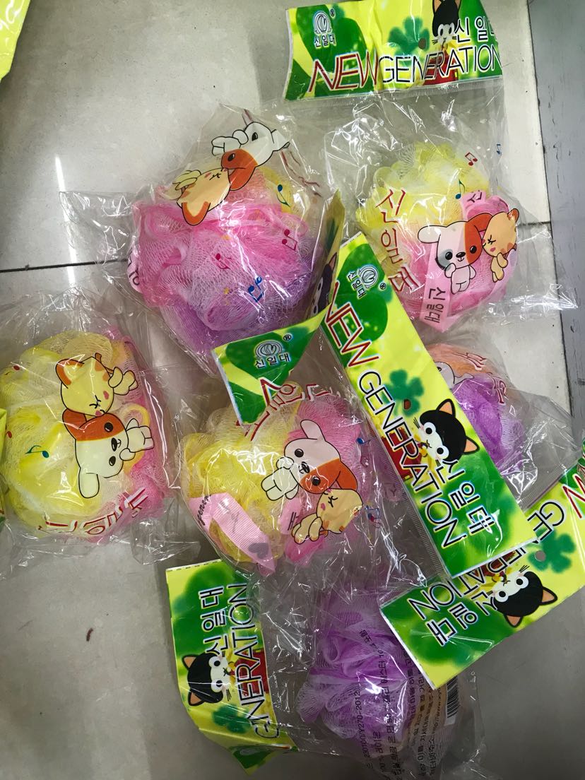 Korean version of adult bath ball two-color large exfoliant bath products cute massage ball bath ball bath ball Korean version of adult bath ball two-color large exfoliant bath products cute massage ball bath ball bath ball