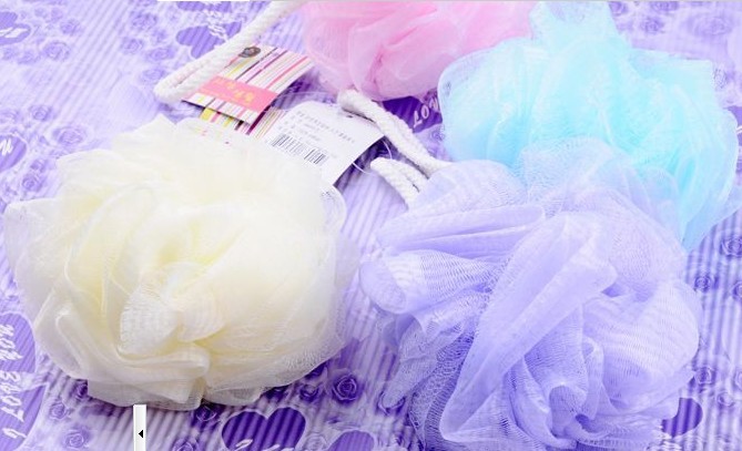 Manufacturer wholesale soft and affordable beauty bath shower bath ball bath ball shower bath flower.