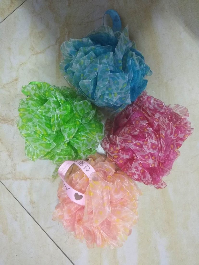 Korean version of adult bath ball two-color large exfoliant bath products cute massage ball bath ball bath ball Korean version of adult bath ball two-color large exfoliant bath products cute massage ball bath ball bath ball