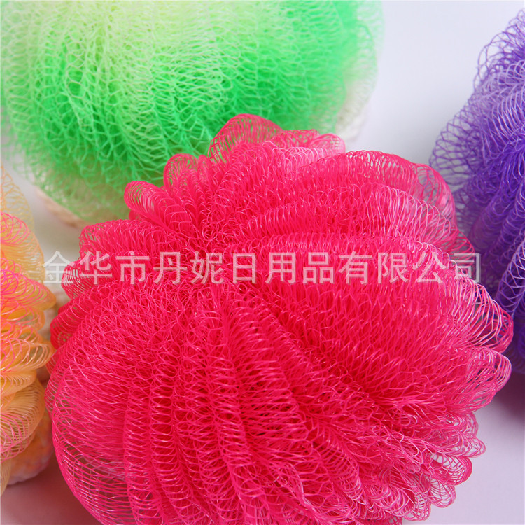 Factory Direct Sales Hot Sale High Quality Two-Color Watermelon Bath Flower Color Bath Ball High Quality Cotton Rope