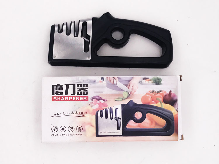 Four-in-One Fast Sharpening Device Sharpening Stone Kitchen Knife Sharpening Sharpening Scissors Diamond Tungsten Steel Sharpening Rod Sharpening Tool Four-in-One Fast Sharpening Device Sharpening Stone Kitchen Knife Sharpening Sharpening Scissors Diamond Tungsten Steel Sharpening Rod Sharpening Tool