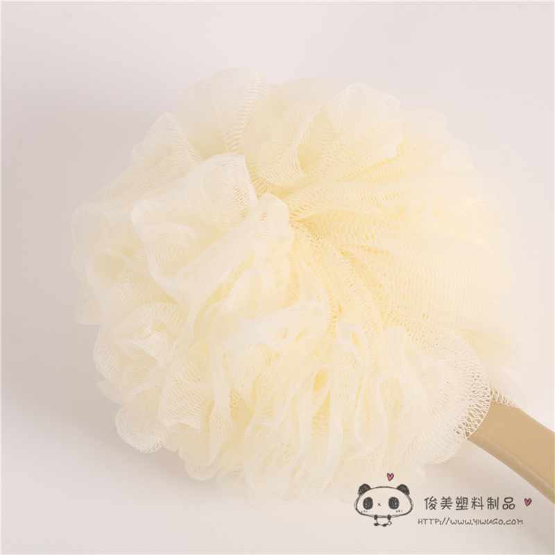 Bath ball Korean style long handle bath brush for adult thickened handle back bath ball bath brush