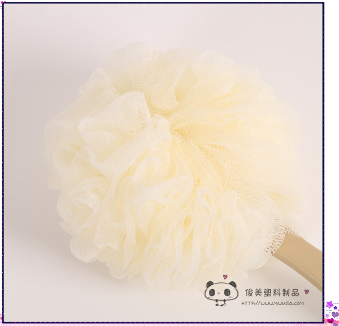 Bath ball Korean style long handle bath brush for adult thickened handle back bath ball bath brush