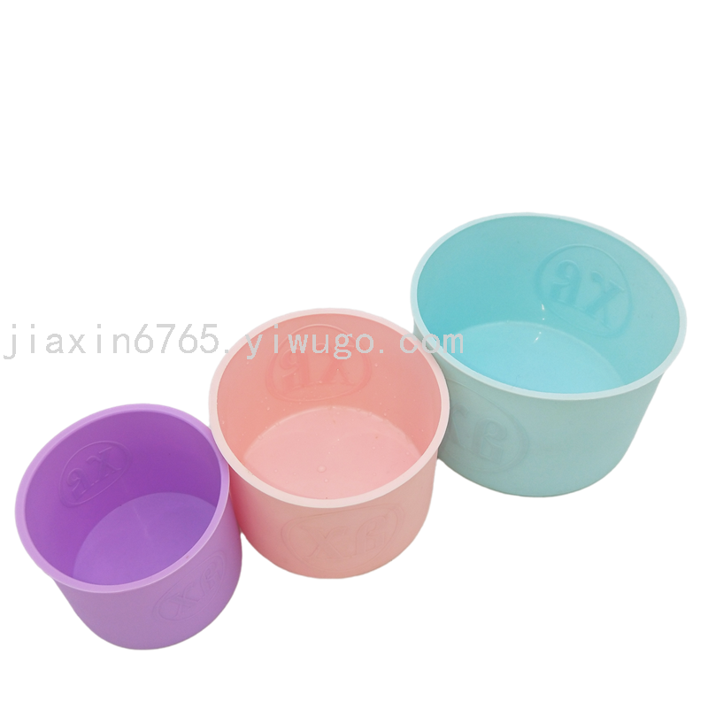 Factory Direct Sales Easter Cake Mold 3PCs round Silicone Cake Mold Bakeware Three-Piece Set Baking Tool