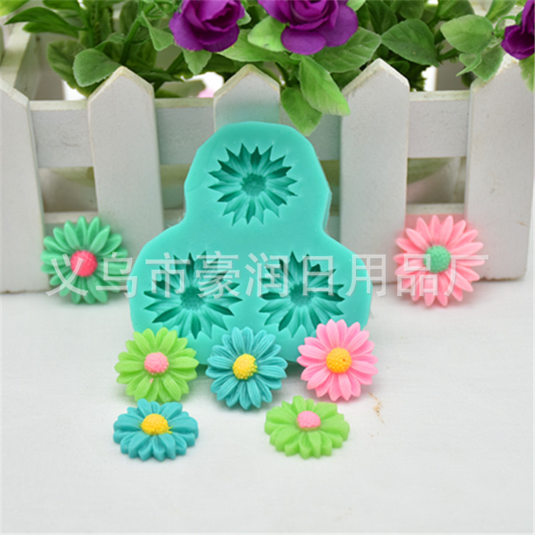 1 small rose silicone mold rose flower cake mold turning sugar chocolate cake mold