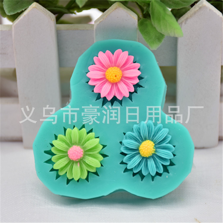 1 small rose silicone mold rose flower cake mold turning sugar chocolate cake mold