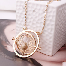 European and American Jewelry Time Time Converter Hourglass Necklace Accessories Factory Wholesale